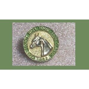 1982 Kern County National Horse Show Classic, Vintage Western Pin,RODEO,Equine